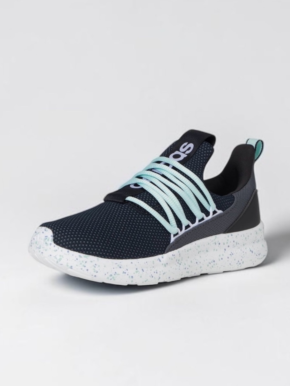 Adidas LITE RACER ADAPT 7.0 Kids Size 5Y New  Black/Mint Green